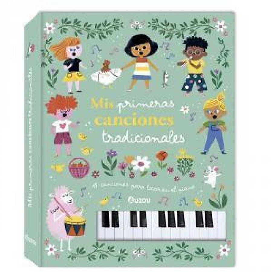 Libros Dideco Texturas Y Sonidos | Libro Piano. Mis Primeras Canciones Tradicionales