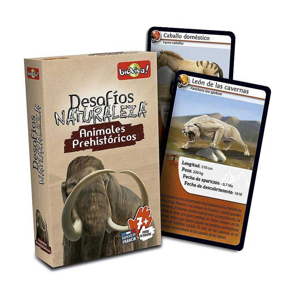 Juguetes Bioviva Juegos De Cartas | Cartas Desaf Os Naturaleza Animales Prehist Ricos