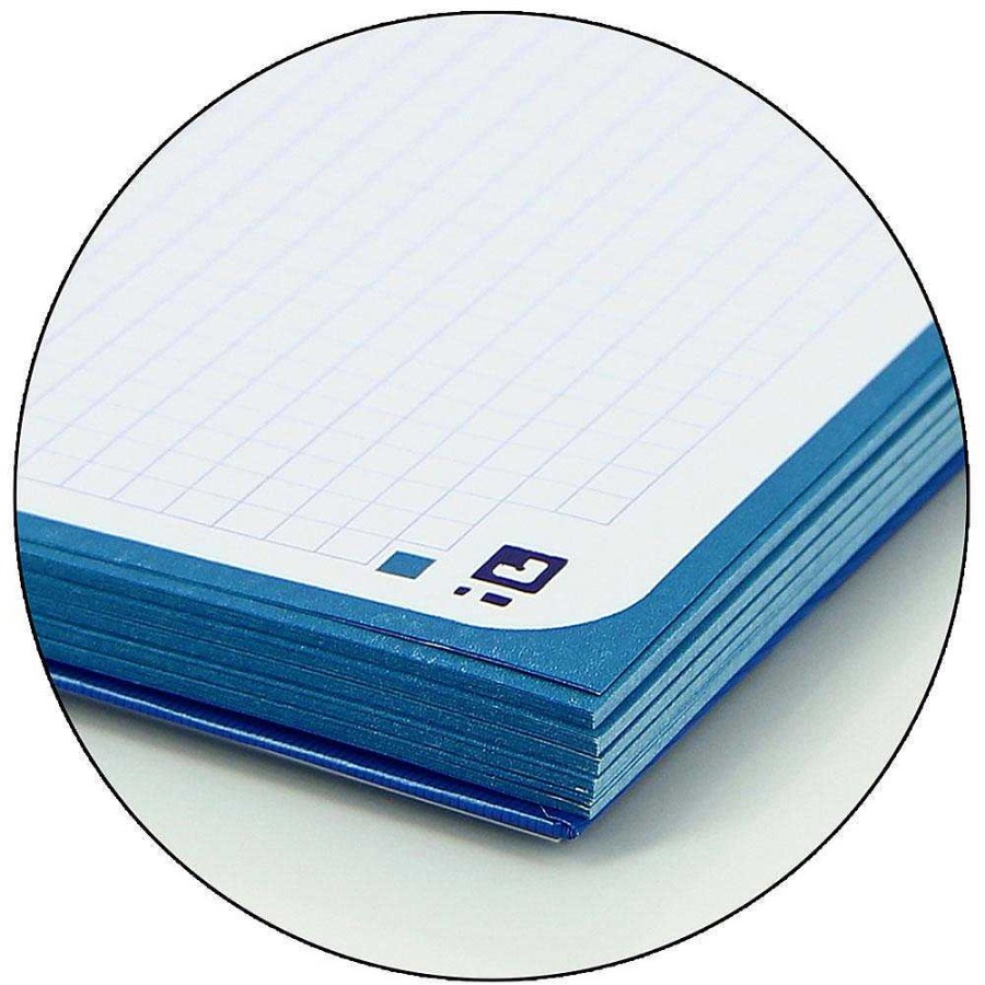 Papeler A Oxford Cuadernos Escolares | Bloc A4 Azul Marino Cuadro 5Mm. 80 Hojas Europeanbook