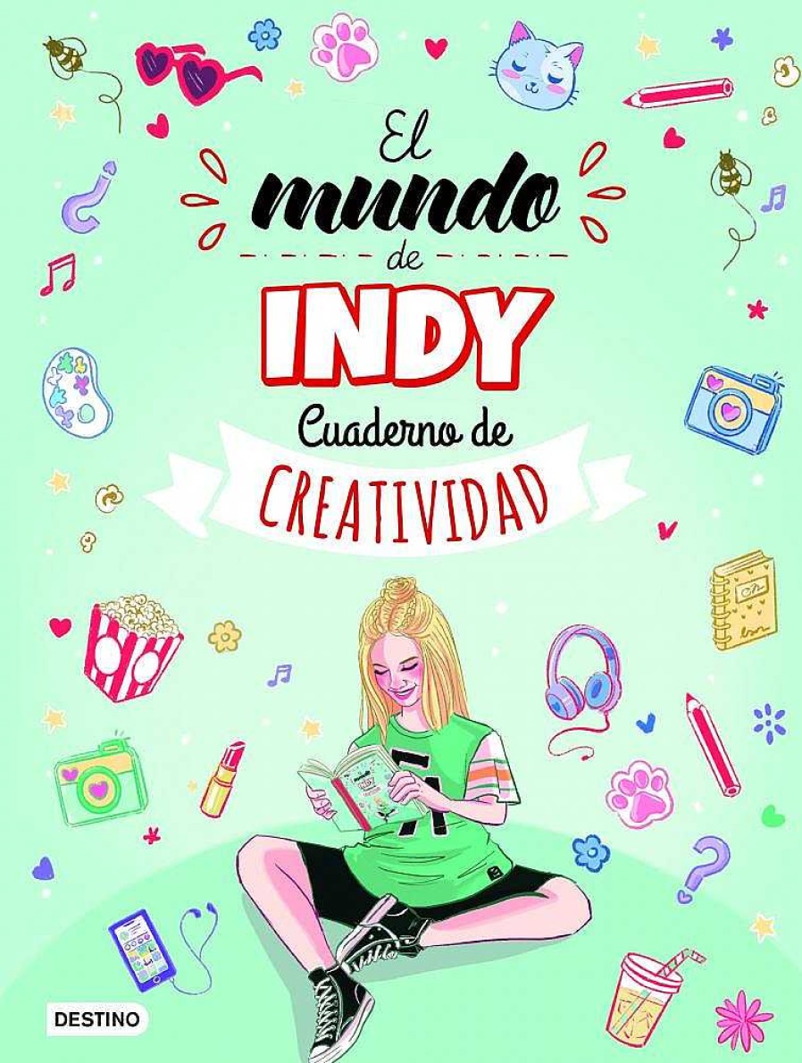 Libros Dideco | Cuaderno De Creatividad De El Mundo De Indy