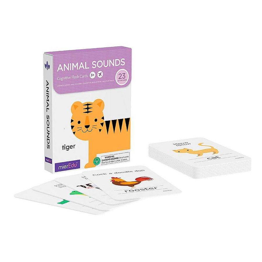 Juguetes Mieredu | Flashcards Animal Sounds: Tarjetas En Ingl S