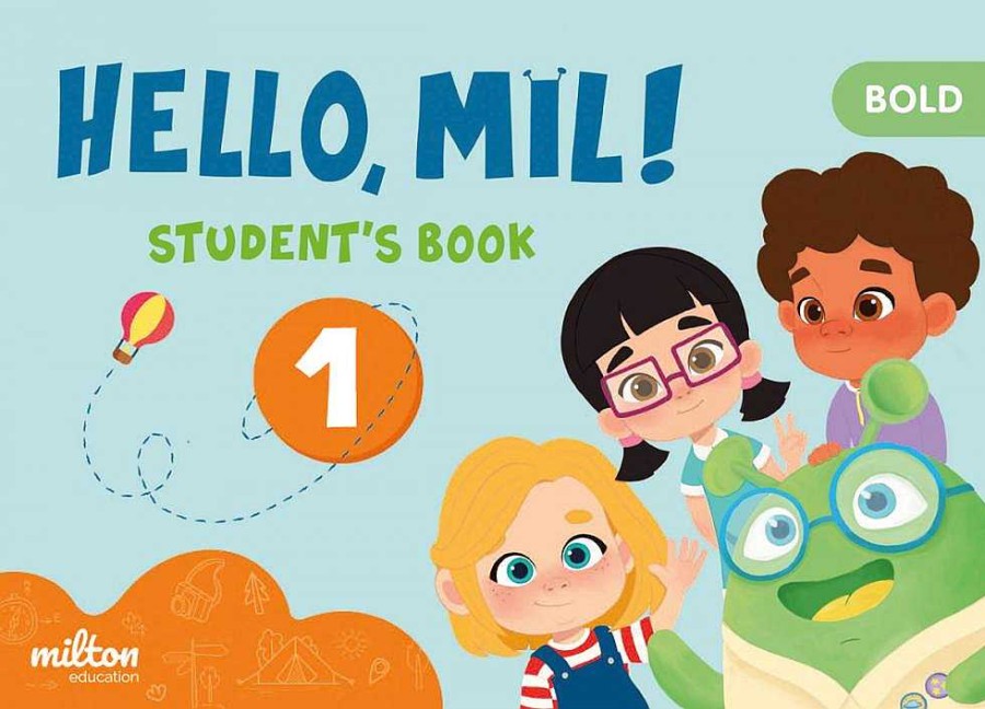 Texto Dideco | Hello Mil 1 Bold English 1 (Caps) Infantil Student S Book