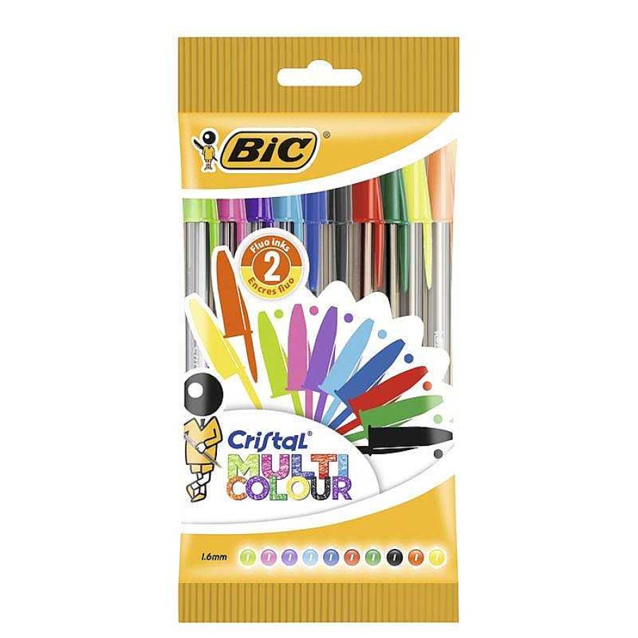 Papeler A Bic | Bol Grafo 10 Colores Bic Cristal