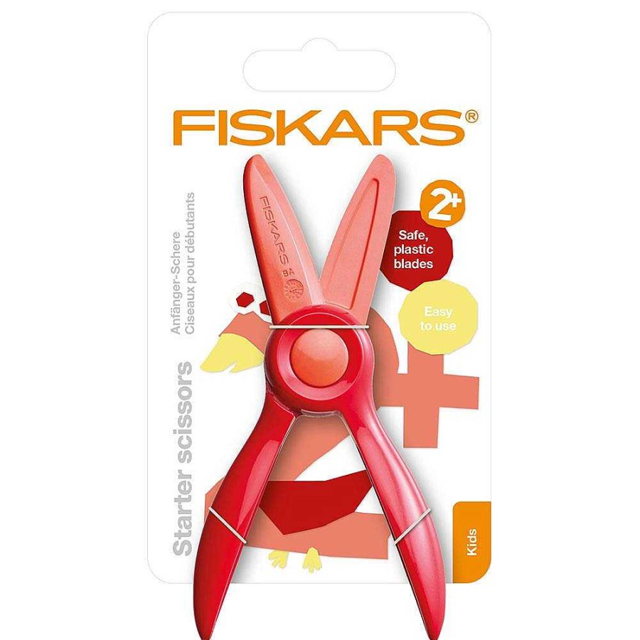 Papeler A Fiskars Papeles Especiales | Tijeras Principiante Color Rojo