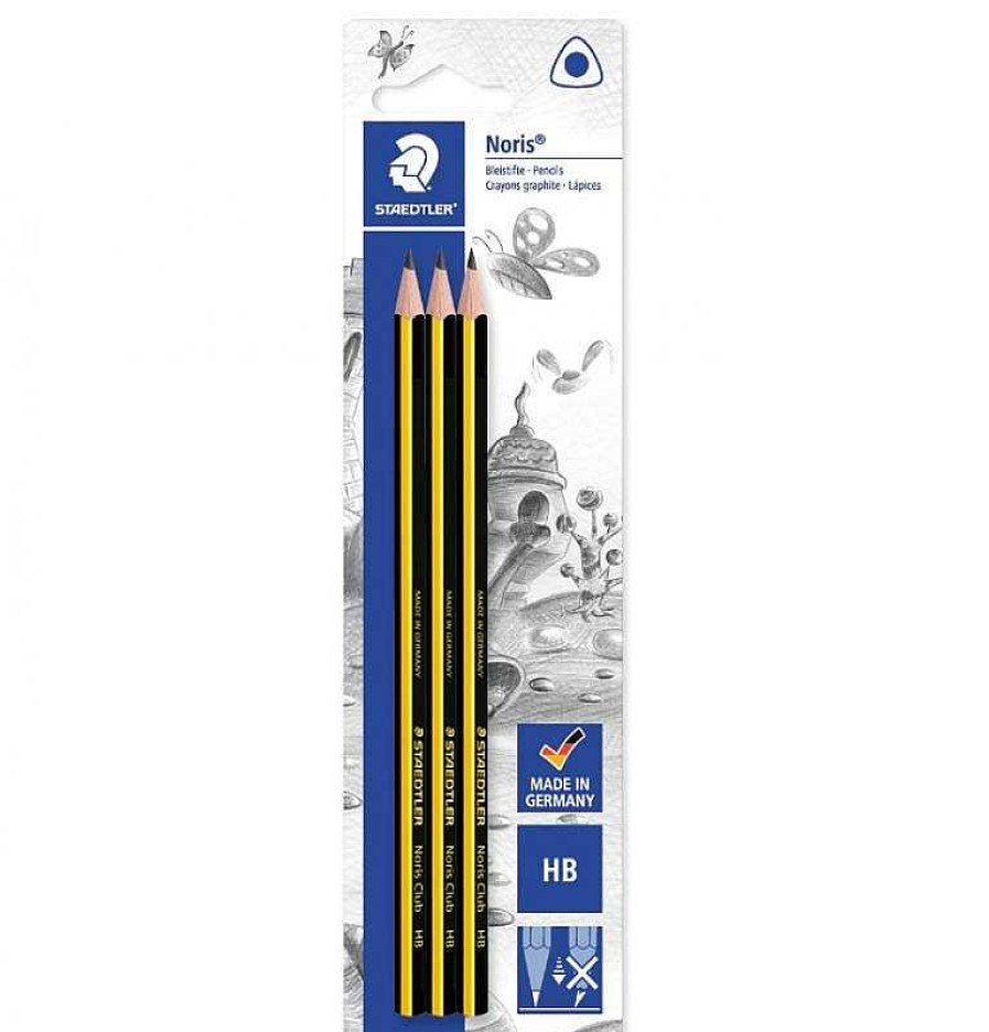 Papeler A Staedtler | L Pices Triangulares Staedler Hb Bl Ster 3 Unidades