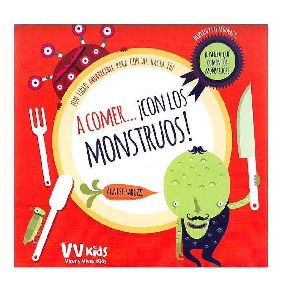 Libros Dideco Solapas Y Pop-Ups | A Comer... Con Los Monstruos!