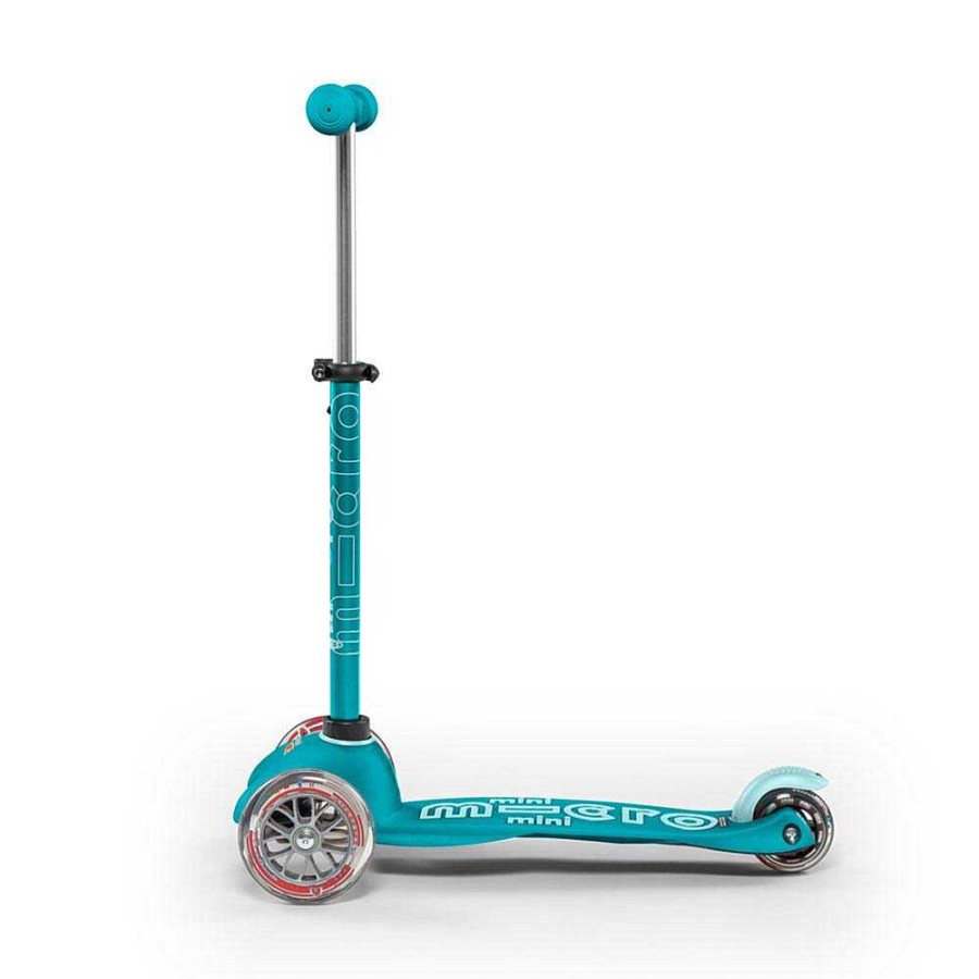 Juguetes Micro Patinetes Y Bicicletas | Patinete Mini Micro Deluxe Led Aqua