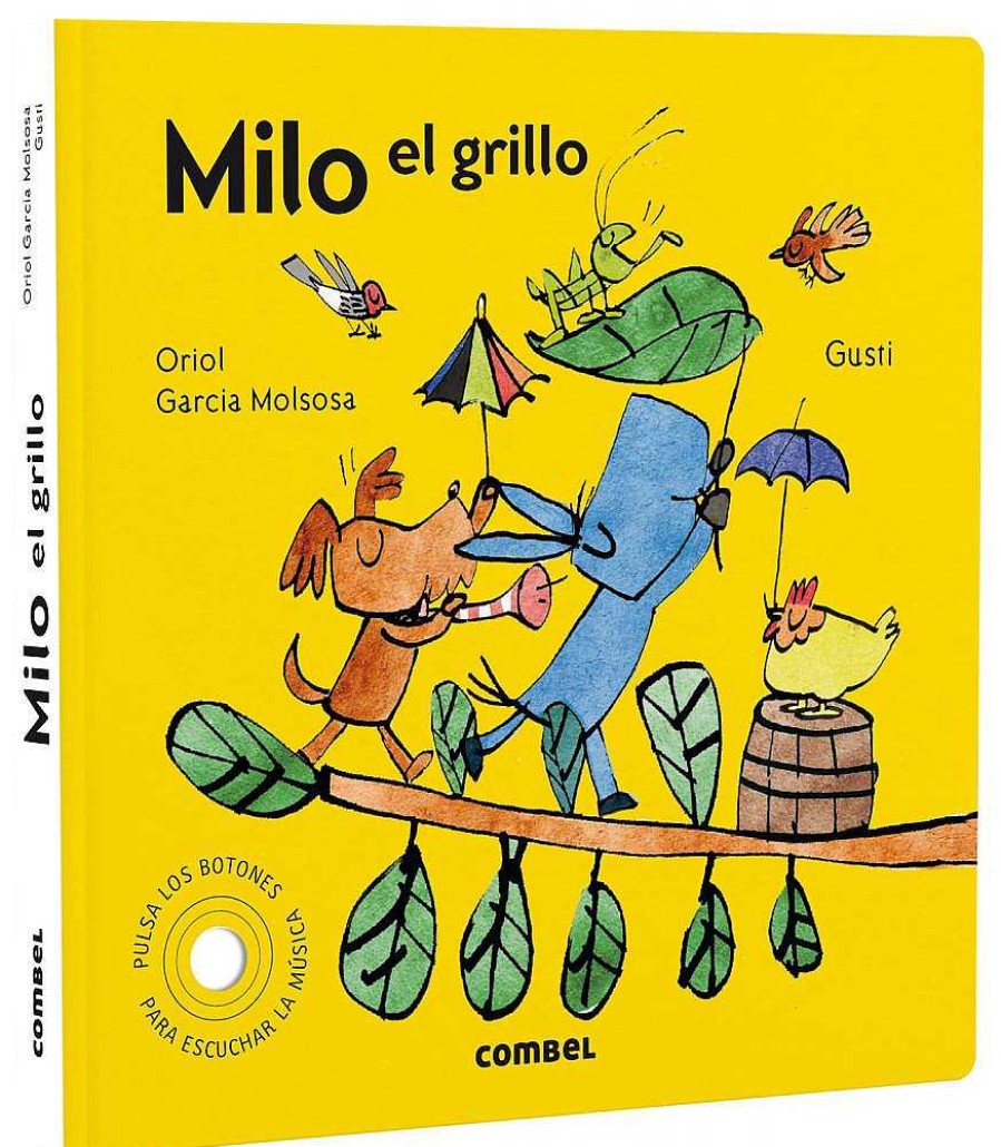 Libros Dideco Texturas Y Sonidos | Milo El Grillo