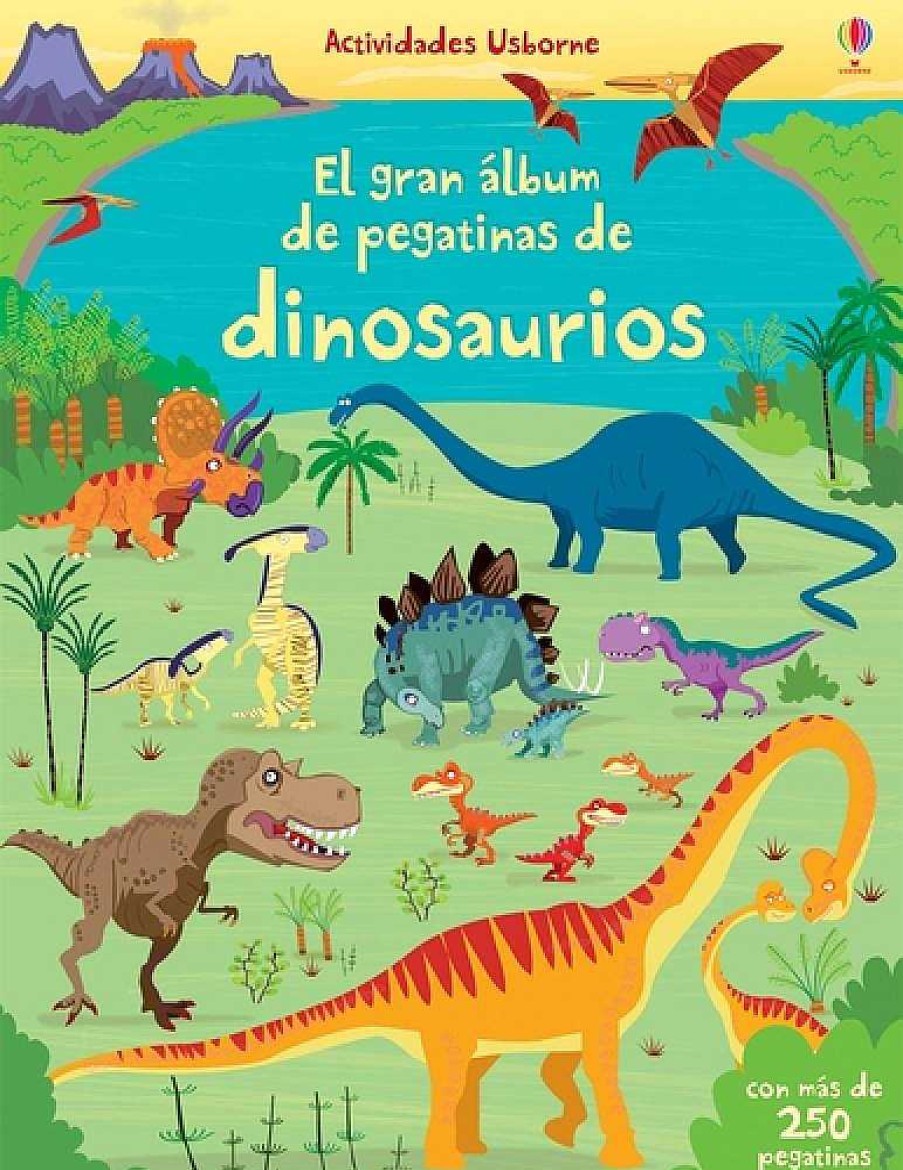 Libros Dideco Pegatinas | El Gran Lbum De Pegatinas De Dinosaurios