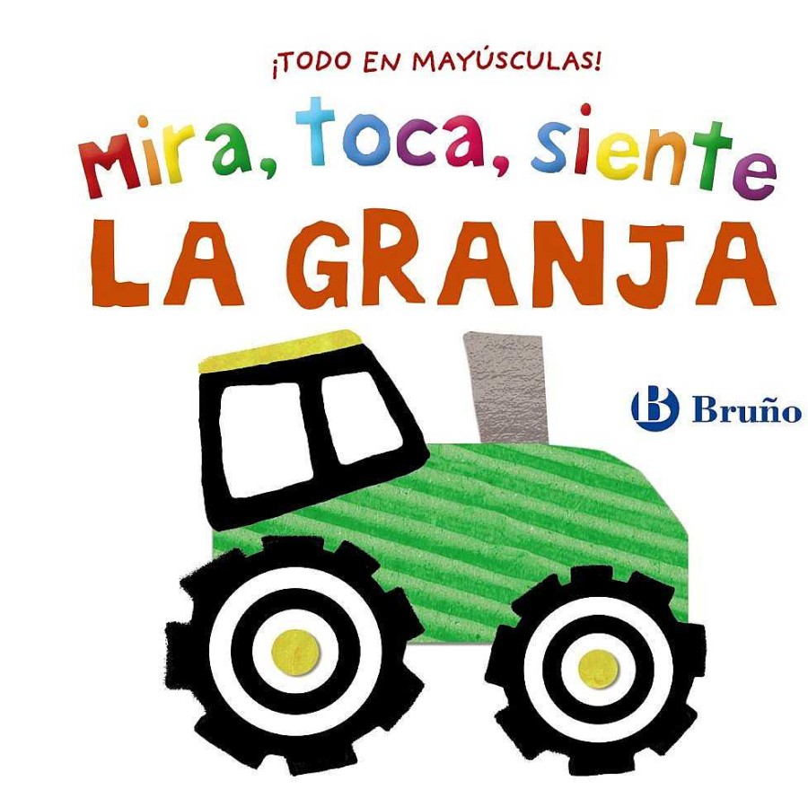 Libros Dideco Cart N | Mira, Toca, Siente. La Granja