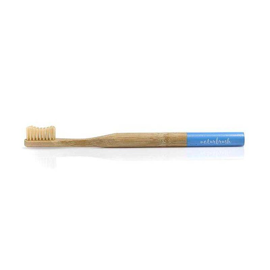 Juguetes Naturbrush | Cepillo Dental De Bamb Adultos Azul