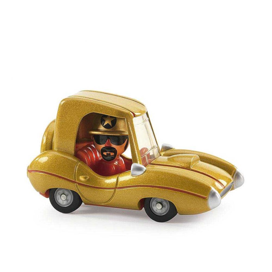 Juguetes Djeco Veh Culos Y Transportes | Coche Metal Golden Star Crazy Motors Escala 1:43