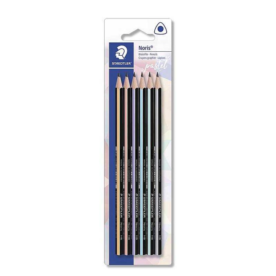 Papeler A Staedtler | L Piz Triangular Noris Slim Pastel Bl Ster 6 Uds.