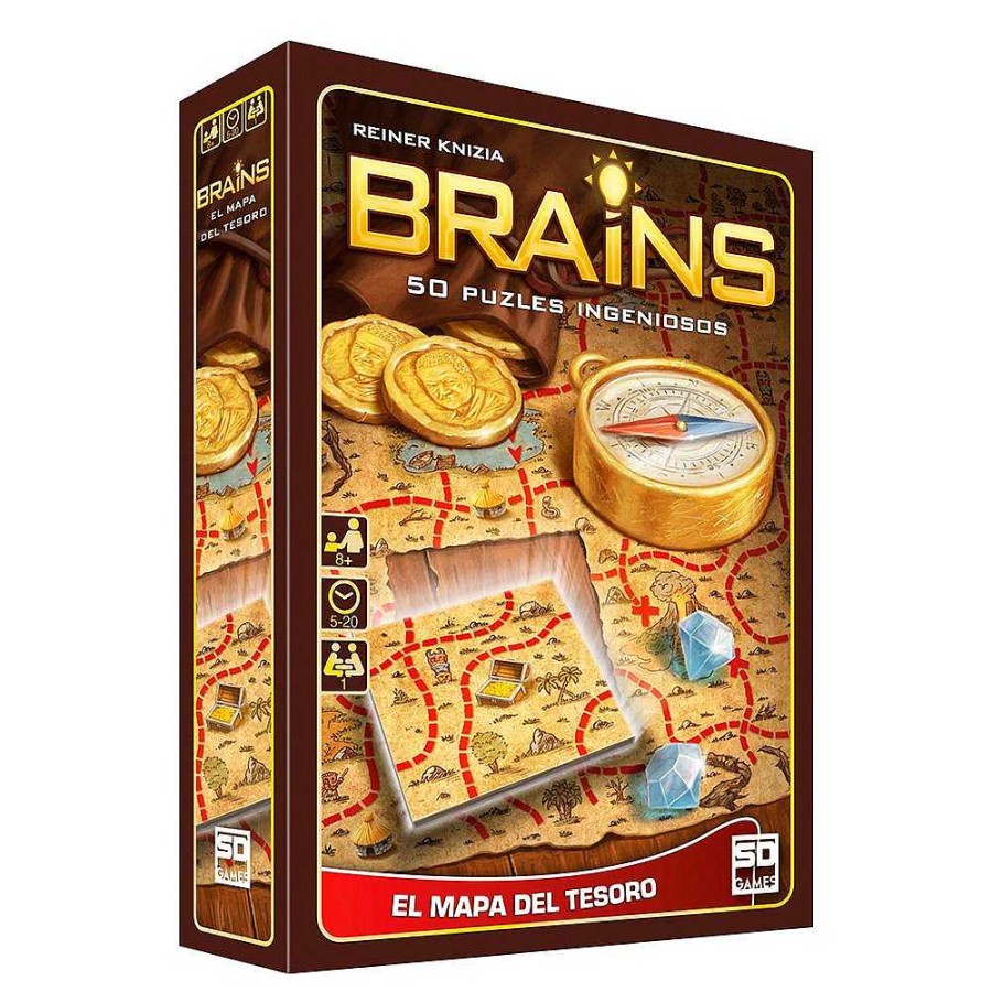 Juguetes SD Games | Juego De L Gica Brains: El Mapa Del Tesoro