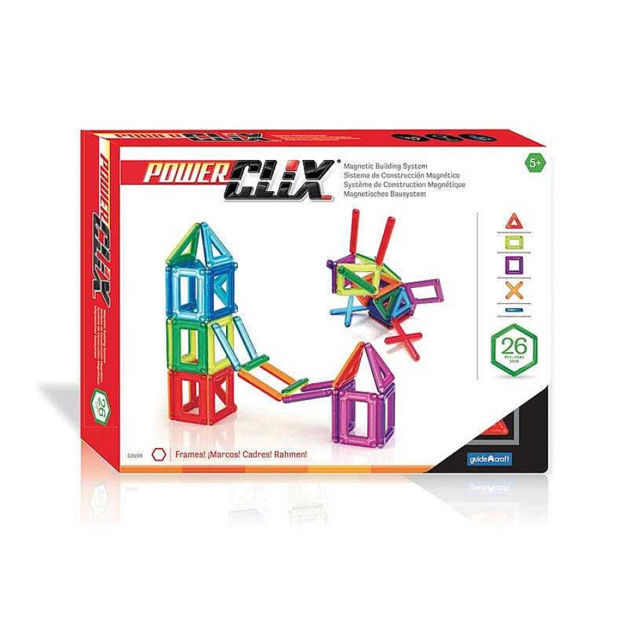 Juguetes Guidecraft | Construcci N Power Clix 26 Piezas