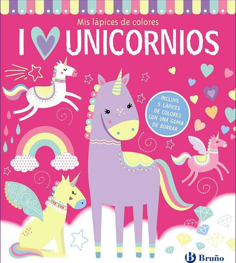 Libros Dideco Dibuja Y Colorea | Mis L Pices De Colores, I Love Unicornios