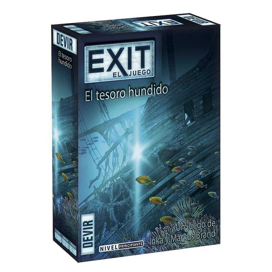 Juguetes Devir Juegos Cooperativos | Exit El Tesoro Hundido Juego Mesa