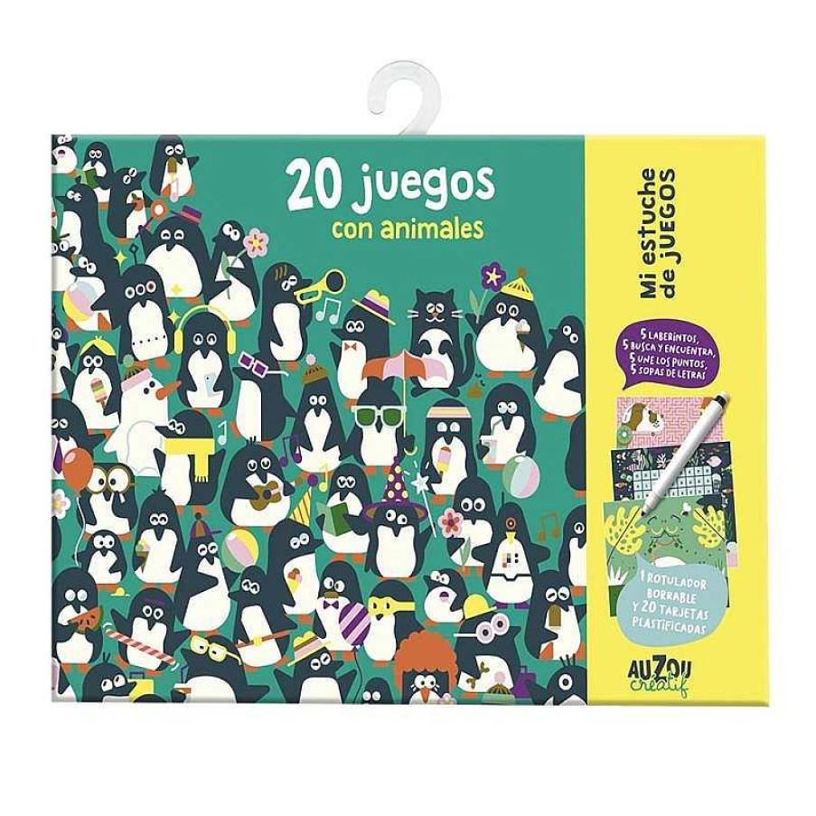 Juguetes Auzou Creatif | 20 Tarjetas Juegos De Animales