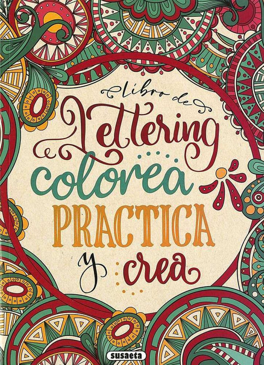 Libros Dideco Aficiones | Libro De Lettering. Colorea , Practica Y Crea