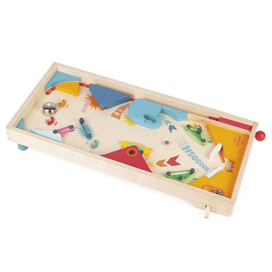 Juguetes Janod Juegos De Tablero | Pinball De Mesa 29,5X57,5X8,5Cm