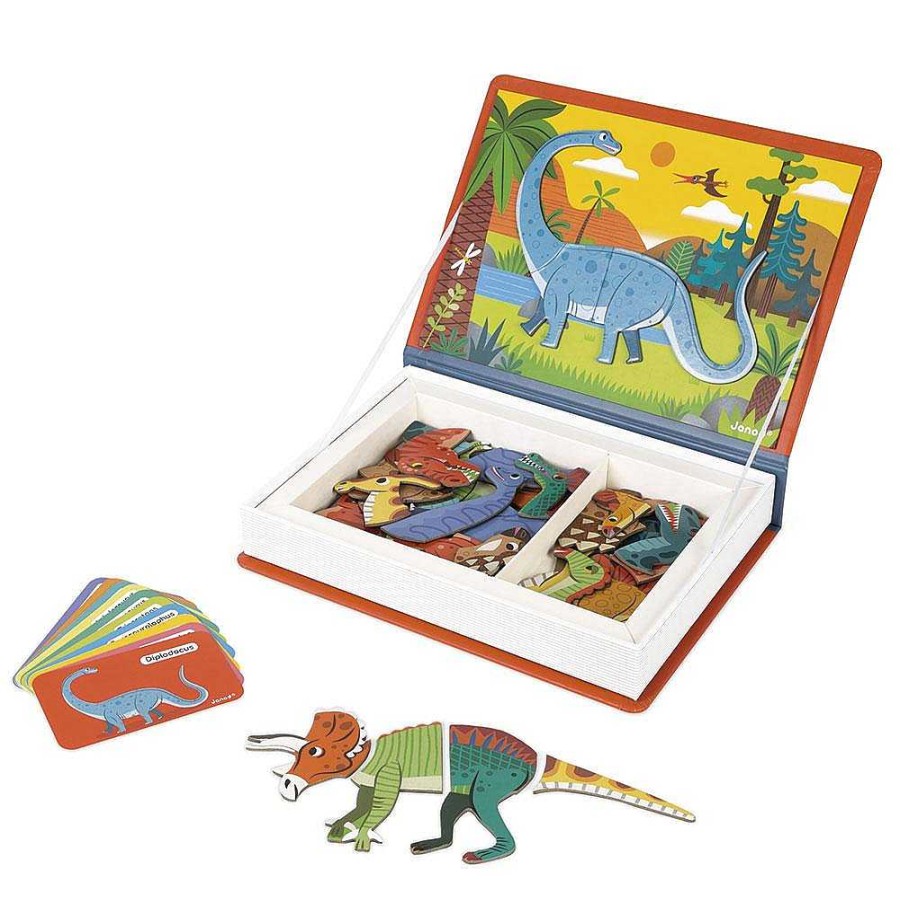 Juguetes Janod | Magnetic Book Dinosaurios