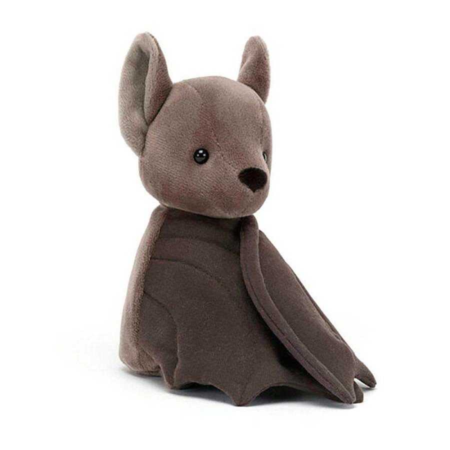 Juguetes Jellycat Mu Ecos Y Peluches | Peluche Murci Lago Brown 16Cm