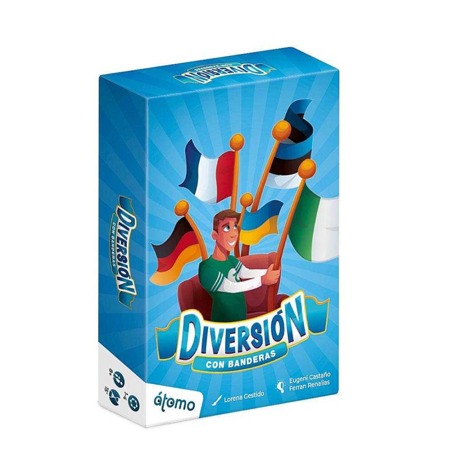 Juguetes Atomo Games Juegos De Cartas | Diversi N Con Banderas