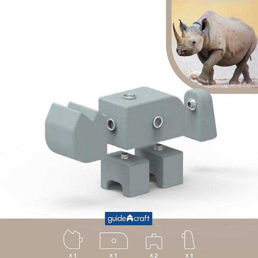 Juguetes Guidecraft | Snap Block Animales 33 Pzas.