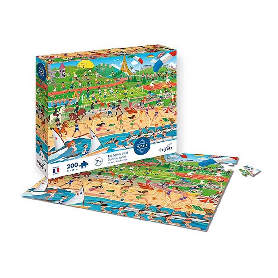 Juguetes Calypto | Puzzle 200 Piezas Deportes De Verano