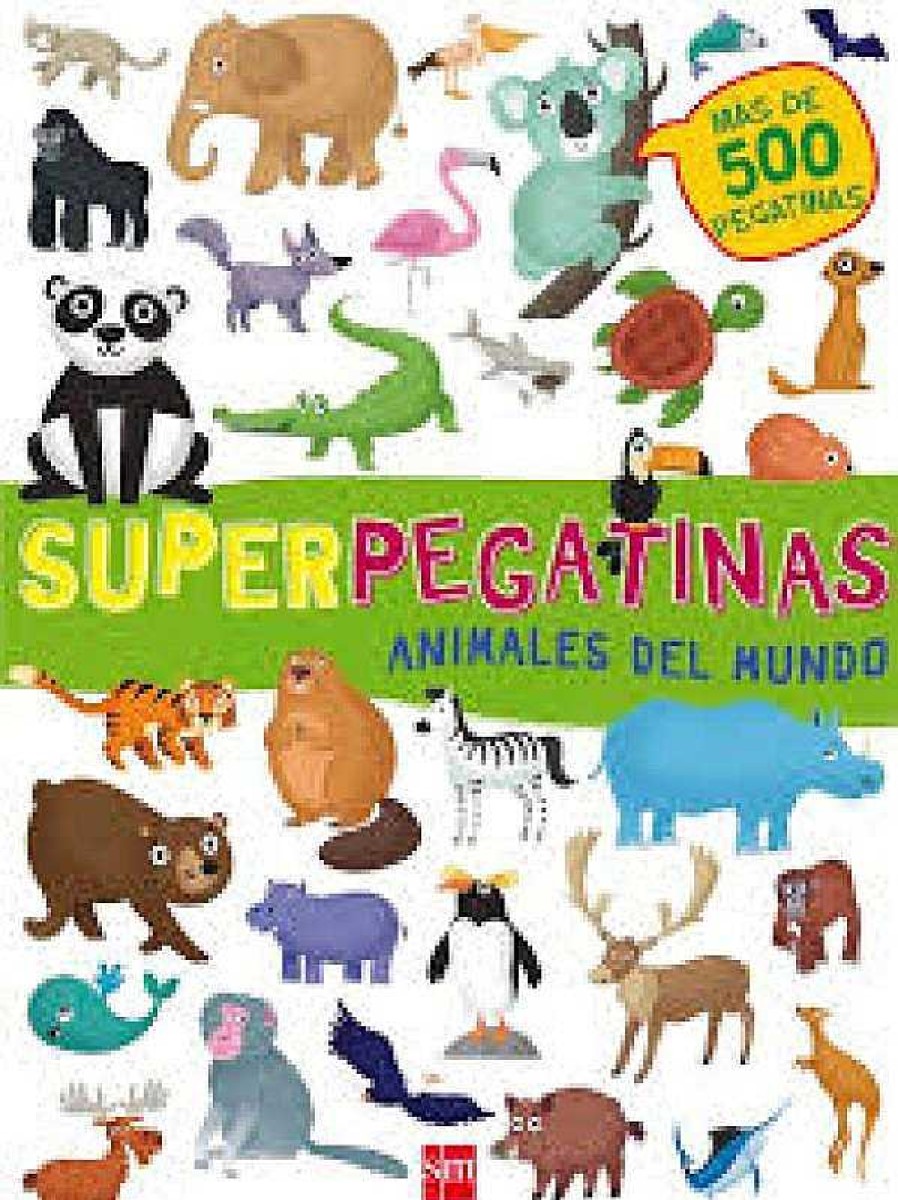 Libros Dideco Pegatinas | Animales Del Mundo Superpegatina