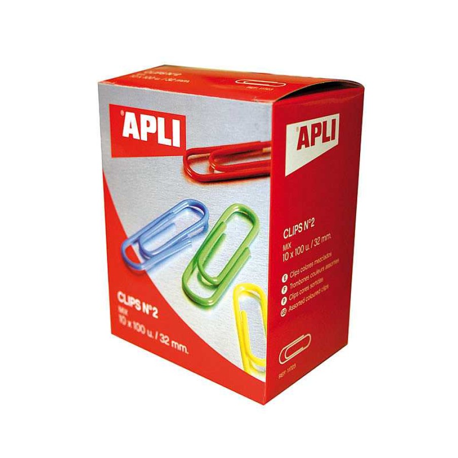 Papeler A Apli | Clips Colores Apli