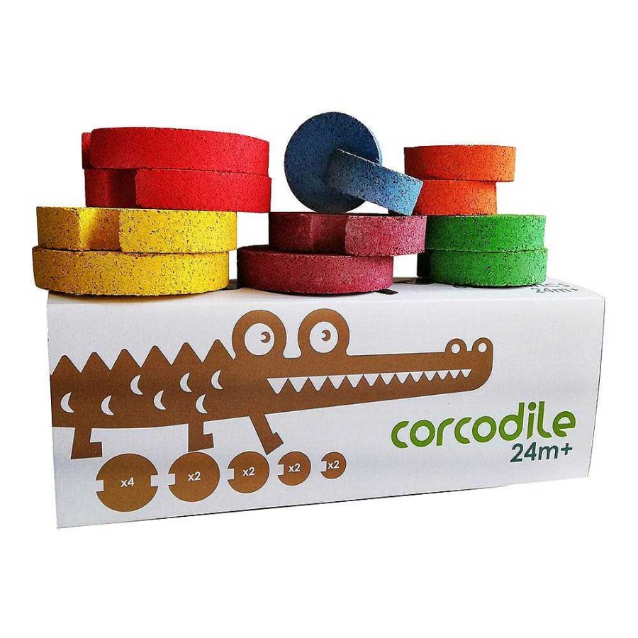 Juguetes Corcodile | Construcci N Corcho Corcodile Eccentric Color 12Pzas.