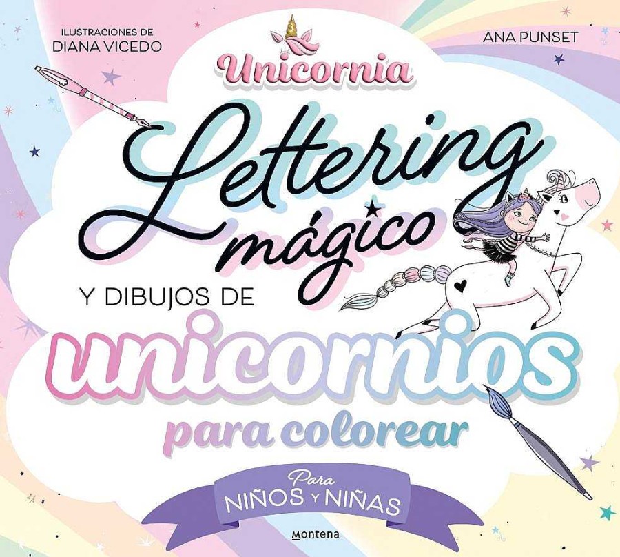 Libros Dideco | Unicornia - Lettering M Gico Y Dibujos De Unicornios Para Colorear?