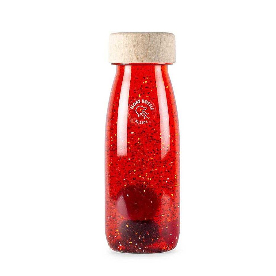 Juguetes Petit Boum Estimulaci N Sensorial | Botella Sensorial Float Rojo