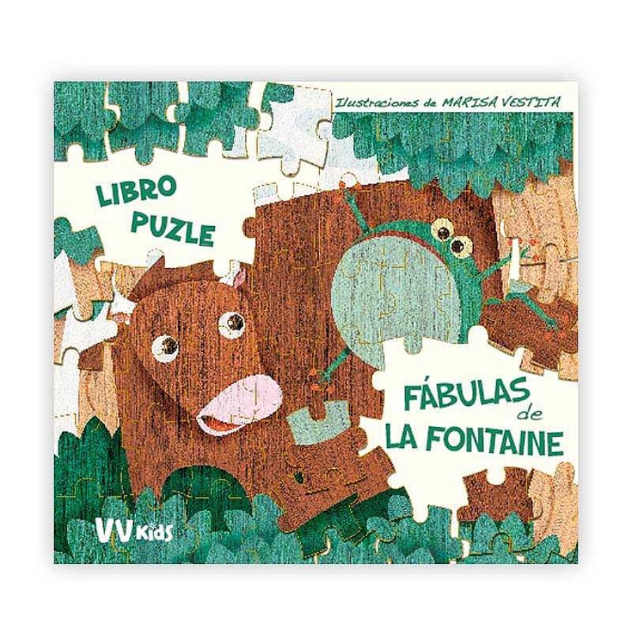 Libros Dideco Preguntas Y Pasatiempos | Las F Bulas De La Fontaine (Libro Puzzle)