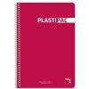 Papeler A Pacsa Cuadernos Escolares | Bloc Folio Magenta Cuadro 4Mm. 80 Hojas Plastipac