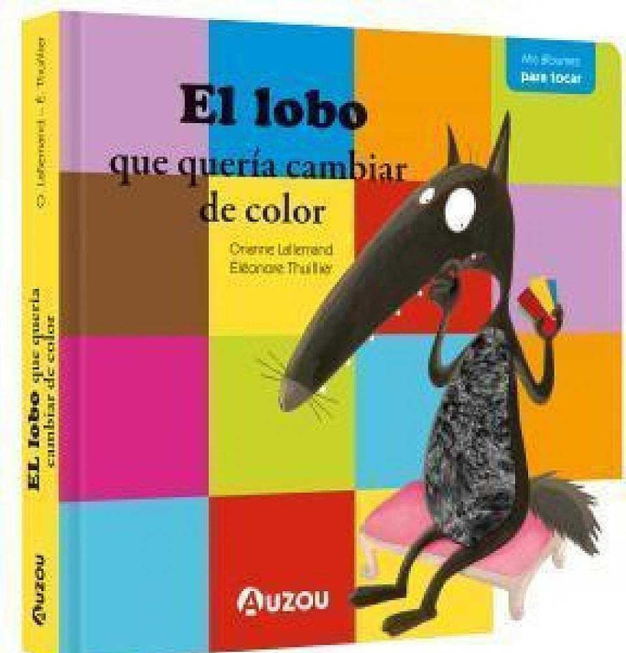 Libros Dideco Texturas Y Sonidos | El Lobo Que Quer A Cambiar De Color. Libro Con Texturas