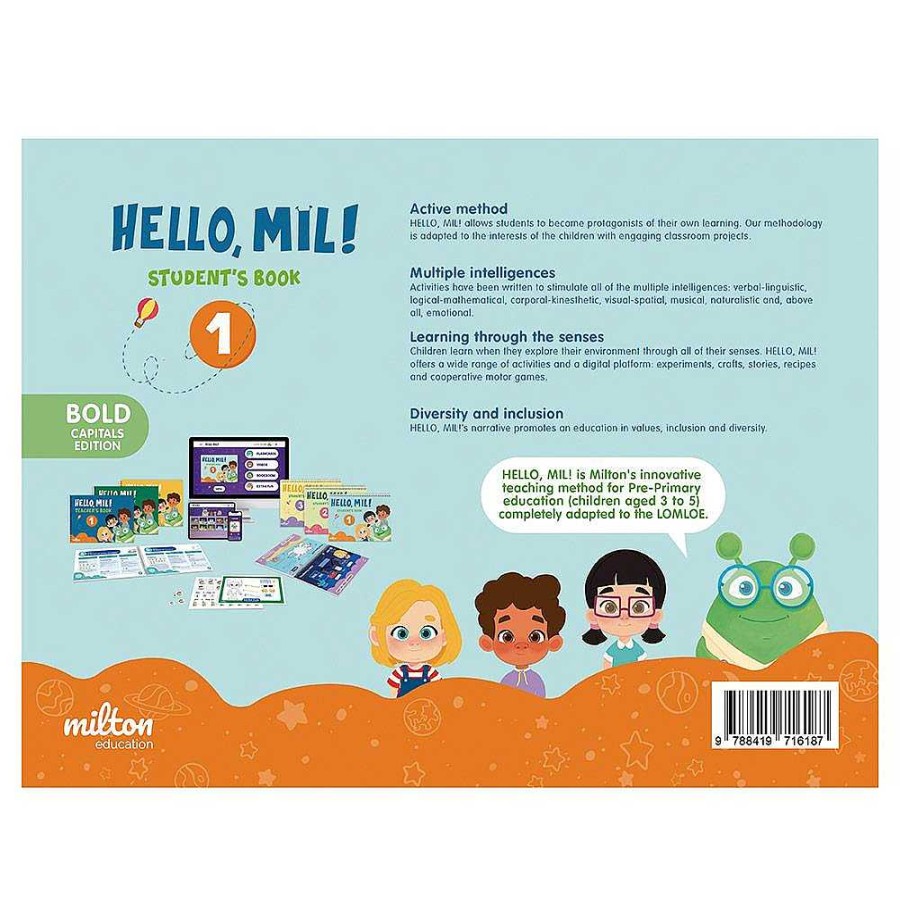 Texto Dideco | Hello Mil 1 Bold English 1 Infantil Student S Book (And) (Caps)