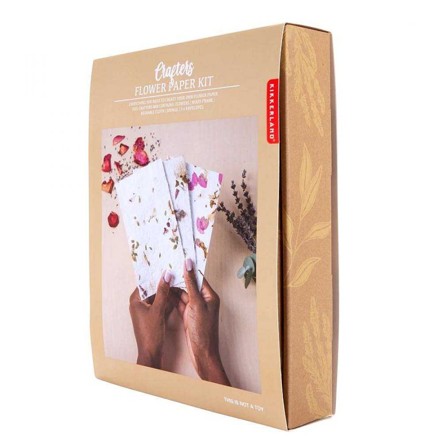 Juguetes Kikkerland Crea E Imagina | Diy Set Crea Papel De Flores Crafters