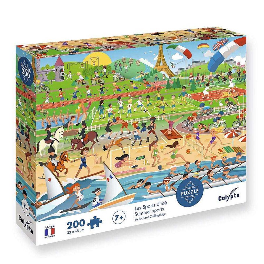 Juguetes Calypto | Puzzle 200 Piezas Deportes De Verano