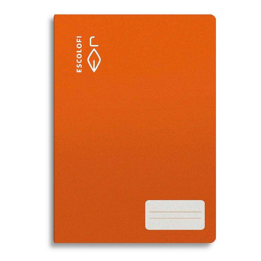 Papeler A Escolofi Cuadernos Escolares | Cuaderno Cuarto Color Naranja Pauta Montessori 5Mm 32 Hojas