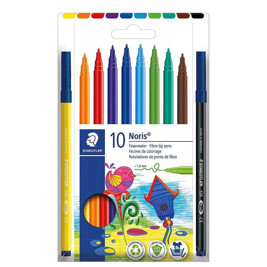 Papeler A Staedtler | Rotulador Noris 10 Colores Staedtler