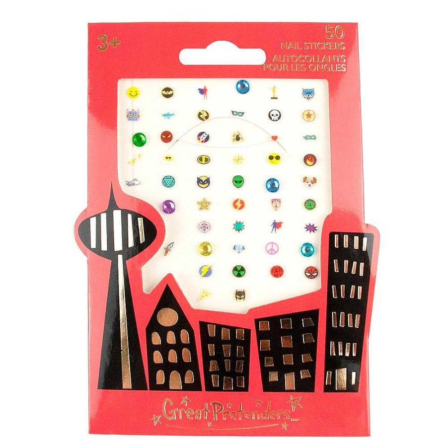 Juguetes Great Pretenders | Set Nail Stickers Superh Roes