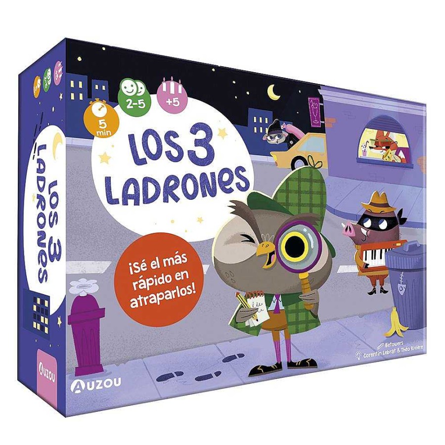 Juguetes Auzou Juegos De Tablero | Peque O Juego Los Tres Ladrones