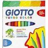 Papeler A Fila | Rotulador 12 Colores, Pack De10 Estuches Giotto Turbo Color