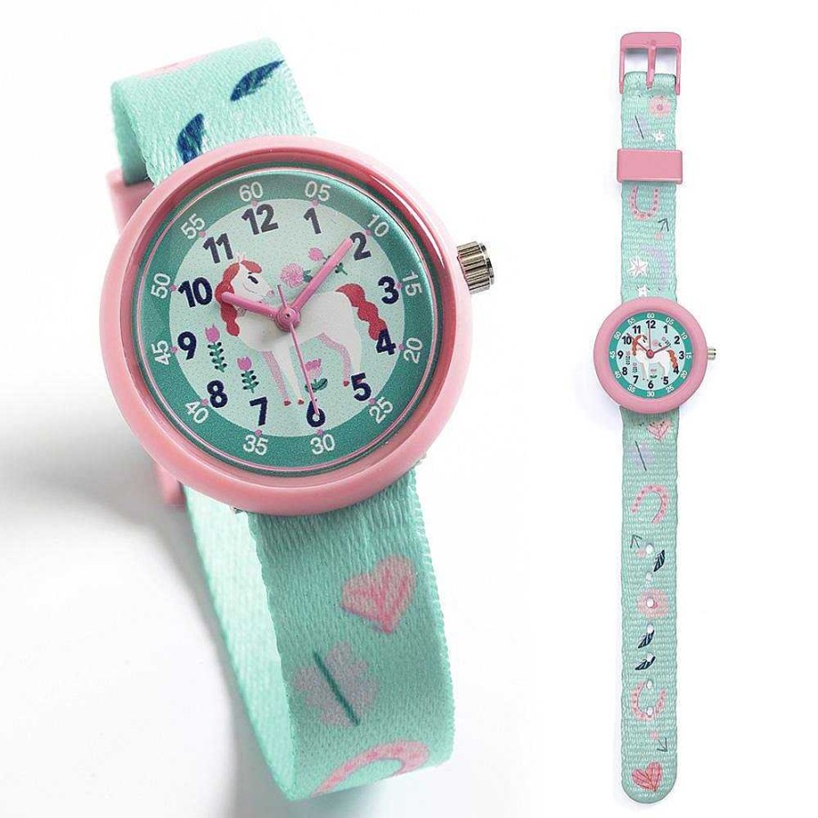 Juguetes Djeco | Reloj De Pulsera Caballo 20Cm