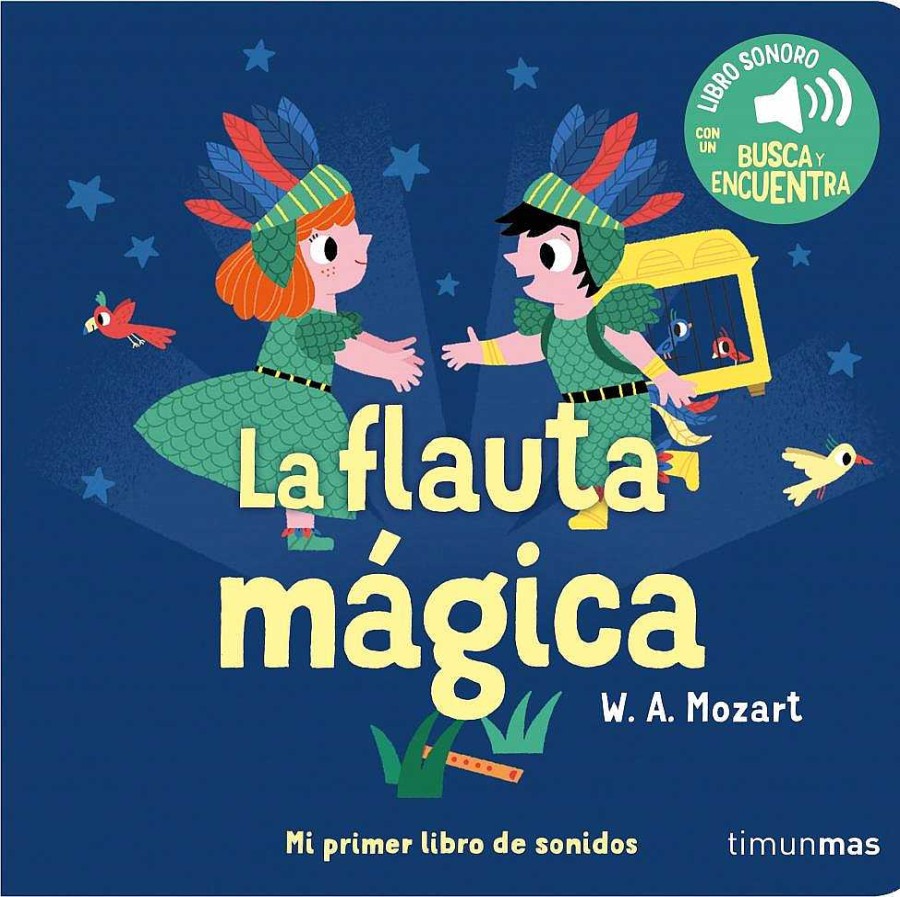 Libros Dideco Texturas Y Sonidos | La Flauta M Gica. Mi Primer Libro De Sonidos