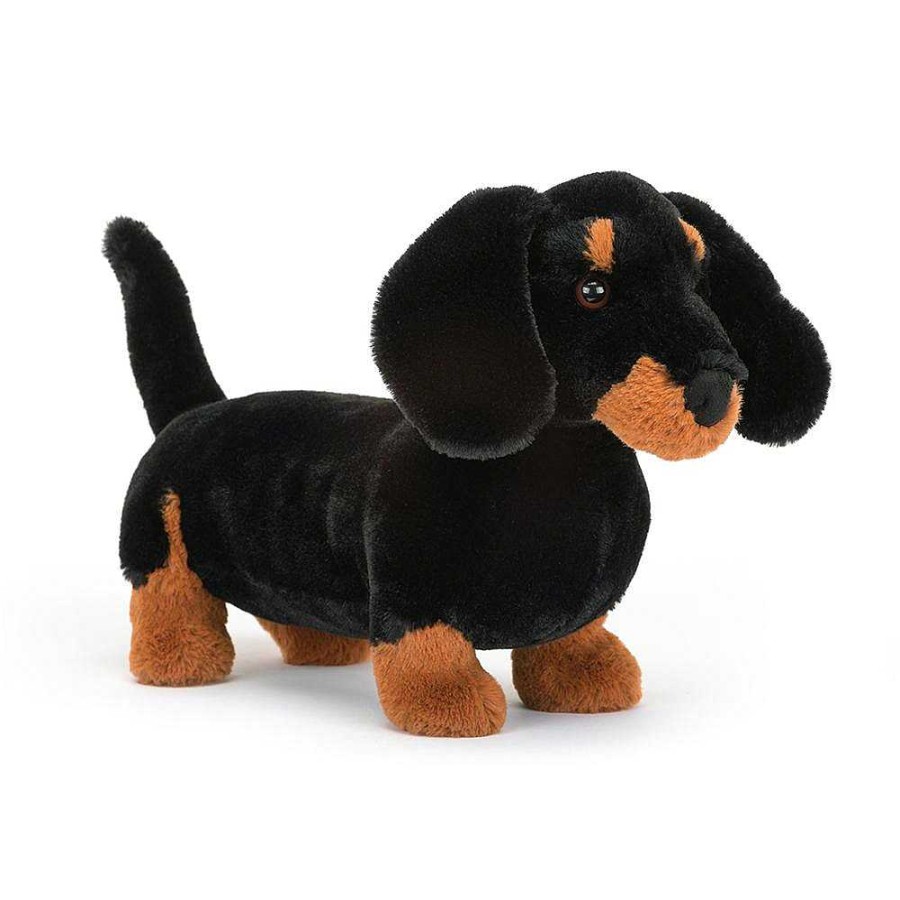 Juguetes Jellycat Mu Ecos Y Peluches | Peluche Perro Teckel 17Cm