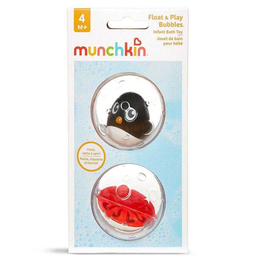 Juguetes Munchkin | Pompas Flotantes De Animalitos Para El Ba O (2 Uds)