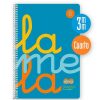 Papeler A Lamela Cuadernos Lamela | Bloc Cuadrov A Lamela Cuarto 3Mm. 80 Hojas Fl Or Azul